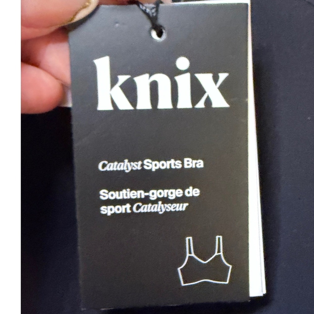 Knix Catalyst Sports Bra Black High Impact Molded Cups XL+ HIBRA121BXL1 - Picture 3 of 7